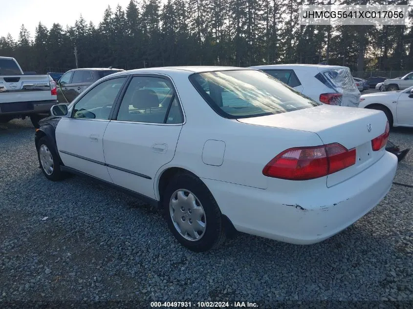 1999 Honda Accord Lx VIN: JHMCG5641XC017056 Lot: 40497931