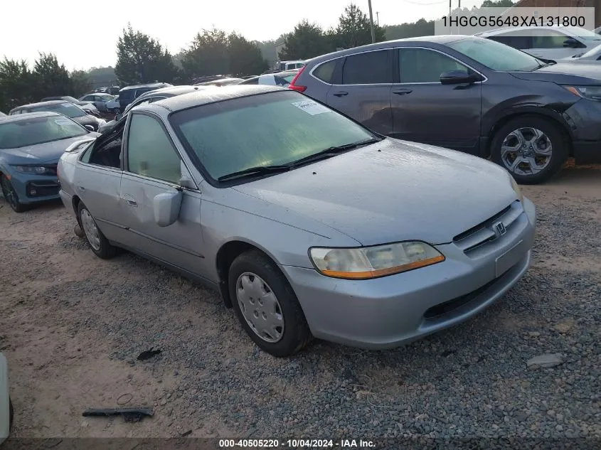 1999 Honda Accord Lx VIN: 1HGCG5648XA131800 Lot: 40505220