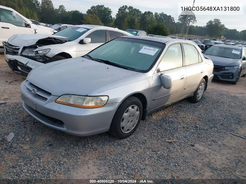 1999 Honda Accord Lx VIN: 1HGCG5648XA131800 Lot: 40505220