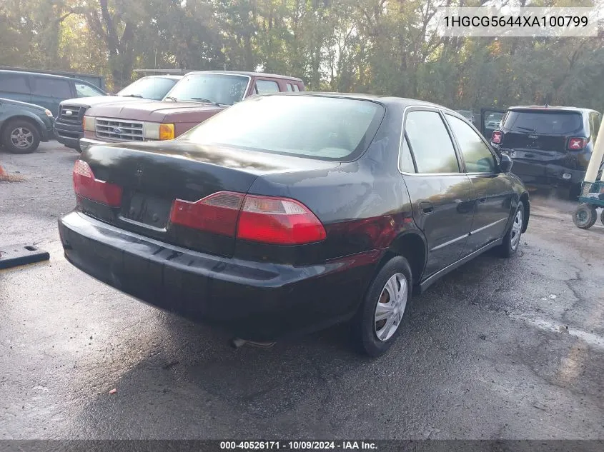 1999 Honda Accord Lx VIN: 1HGCG5644XA100799 Lot: 40526171