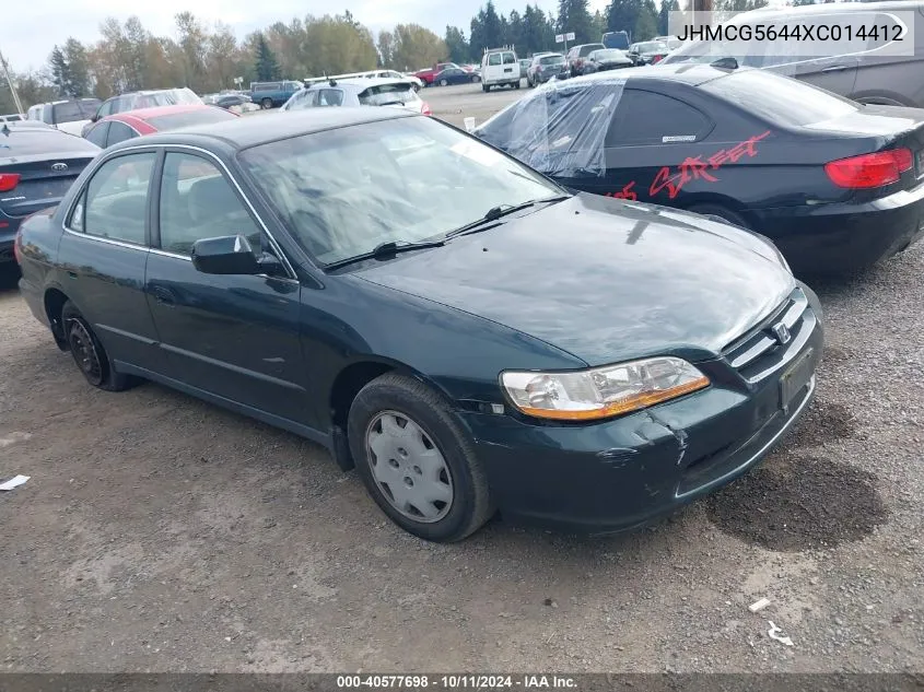 1999 Honda Accord Lx VIN: JHMCG5644XC014412 Lot: 40577698