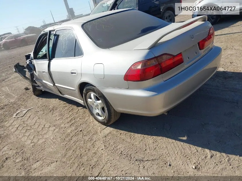 1999 Honda Accord Ex V6 VIN: 1HGCG1654XA064727 Lot: 40640167