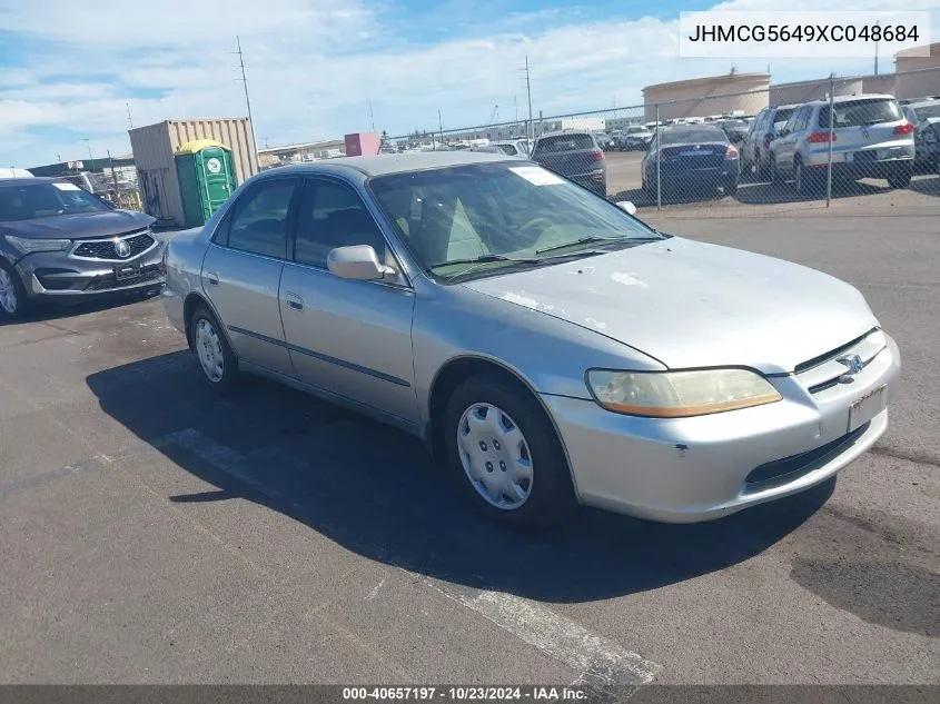 1999 Honda Accord Lx VIN: JHMCG5649XC048684 Lot: 40657197