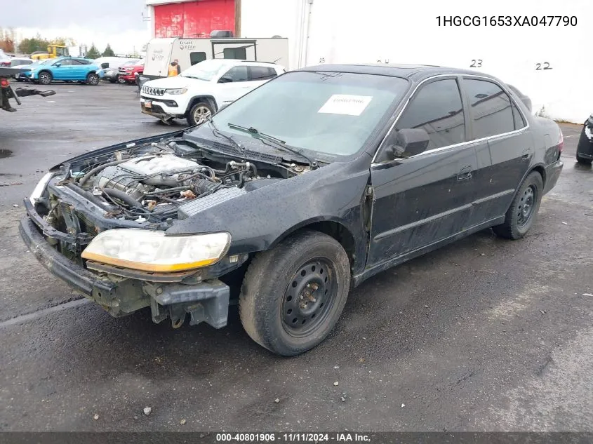 1999 Honda Accord Ex V6 VIN: 1HGCG1653XA047790 Lot: 40801906