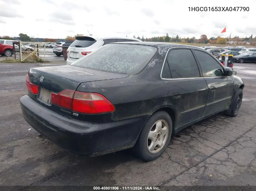 1999 Honda Accord Ex V6 VIN: 1HGCG1653XA047790 Lot: 40801906