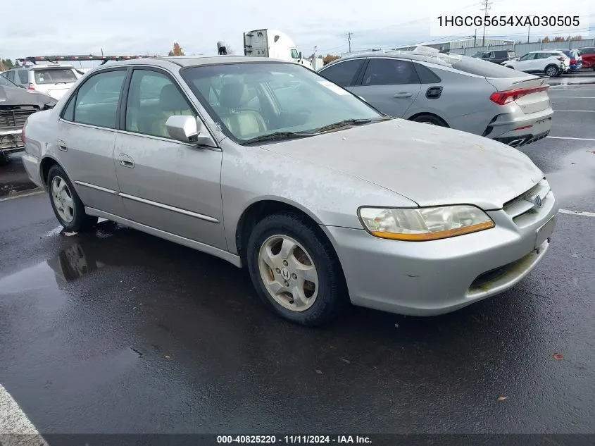 1999 Honda Accord Ex VIN: 1HGCG5654XA030505 Lot: 40825220