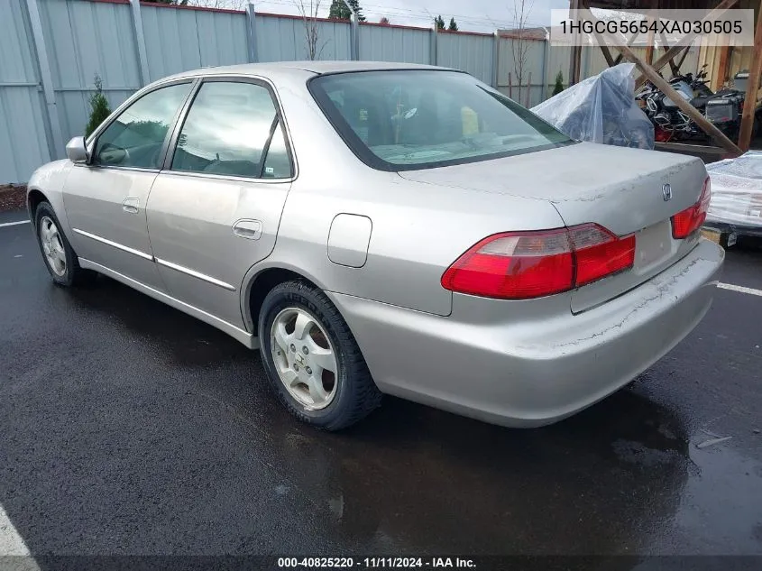 1999 Honda Accord Ex VIN: 1HGCG5654XA030505 Lot: 40825220