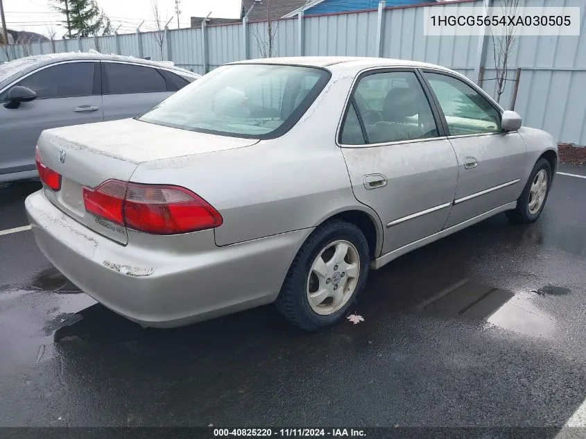 1999 Honda Accord Ex VIN: 1HGCG5654XA030505 Lot: 40825220