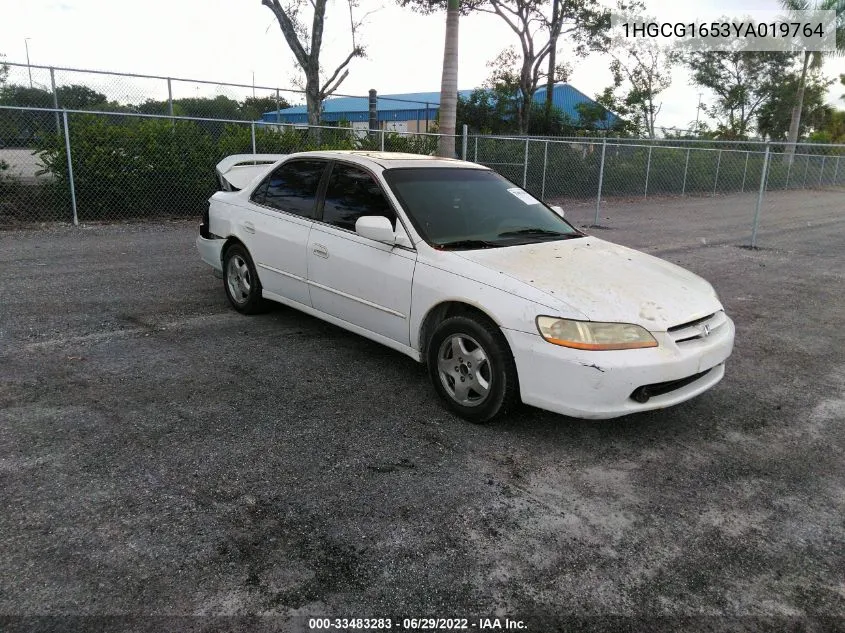 2000 Honda Accord 3.0 Ex VIN: 1HGCG1653YA019764 Lot: 33483283