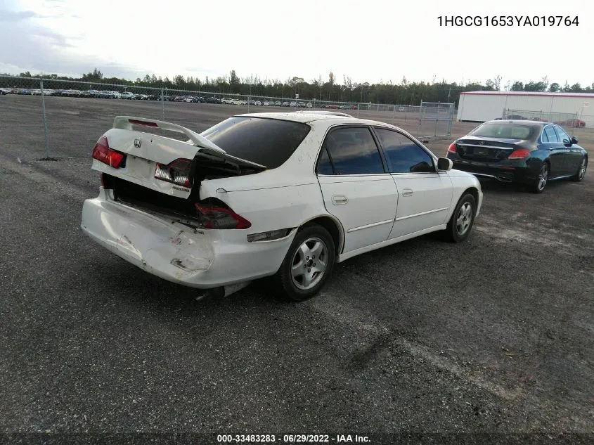 2000 Honda Accord 3.0 Ex VIN: 1HGCG1653YA019764 Lot: 33483283