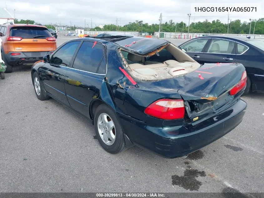 2000 Honda Accord 3.0 Ex VIN: 1HGCG1654YA065071 Lot: 39299813