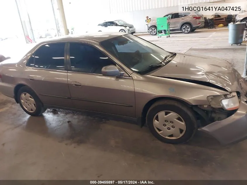 2000 Honda Accord 3.0 Lx VIN: 1HGCG1641YA047425 Lot: 39455897