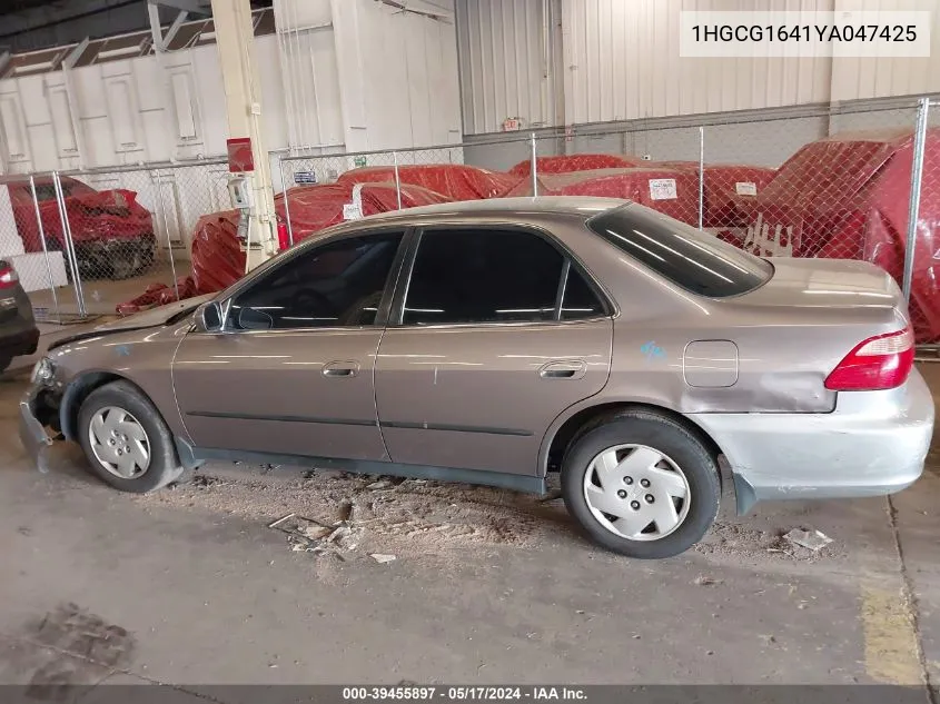 2000 Honda Accord 3.0 Lx VIN: 1HGCG1641YA047425 Lot: 39455897