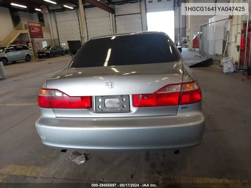 1HGCG1641YA047425 2000 Honda Accord 3.0 Lx