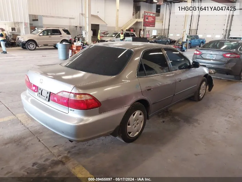 1HGCG1641YA047425 2000 Honda Accord 3.0 Lx