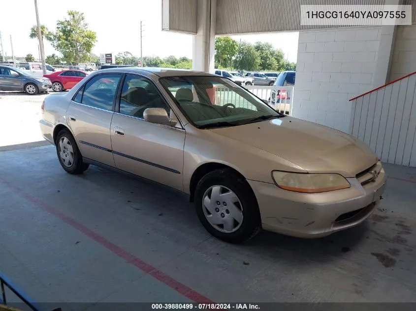 2000 Honda Accord 3.0 Lx VIN: 1HGCG1640YA097555 Lot: 39880499