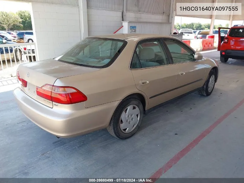 1HGCG1640YA097555 2000 Honda Accord 3.0 Lx