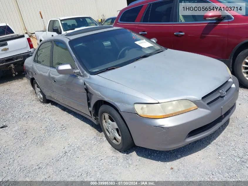 2000 Honda Accord 2.3 Ex VIN: 1HGCG5654YA103714 Lot: 39995383