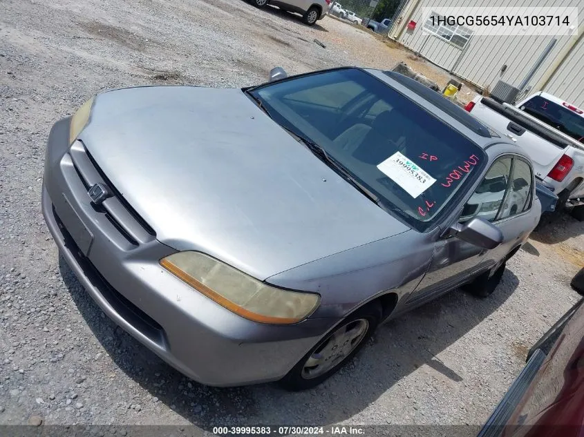 1HGCG5654YA103714 2000 Honda Accord 2.3 Ex