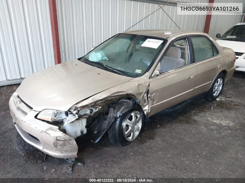 1HGCG6693YA101266 2000 Honda Accord 2.3 Se