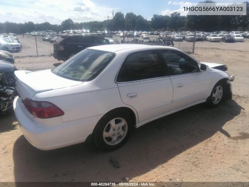 2000 Honda Accord 2.3 Ex VIN: 1HGCG5666YA003123 Lot: 40284736