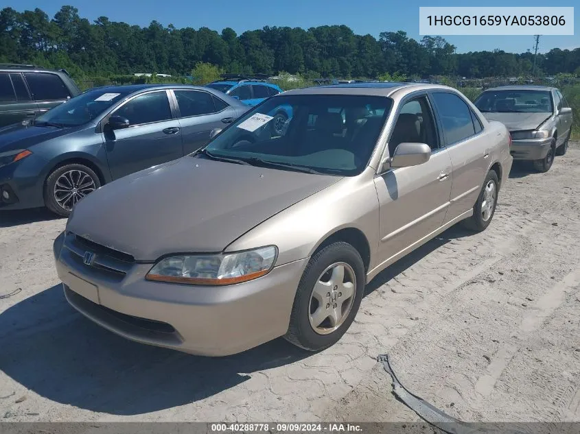 2000 Honda Accord 3.0 Ex VIN: 1HGCG1659YA053806 Lot: 40288778