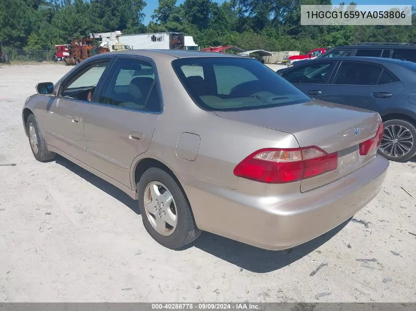 2000 Honda Accord 3.0 Ex VIN: 1HGCG1659YA053806 Lot: 40288778