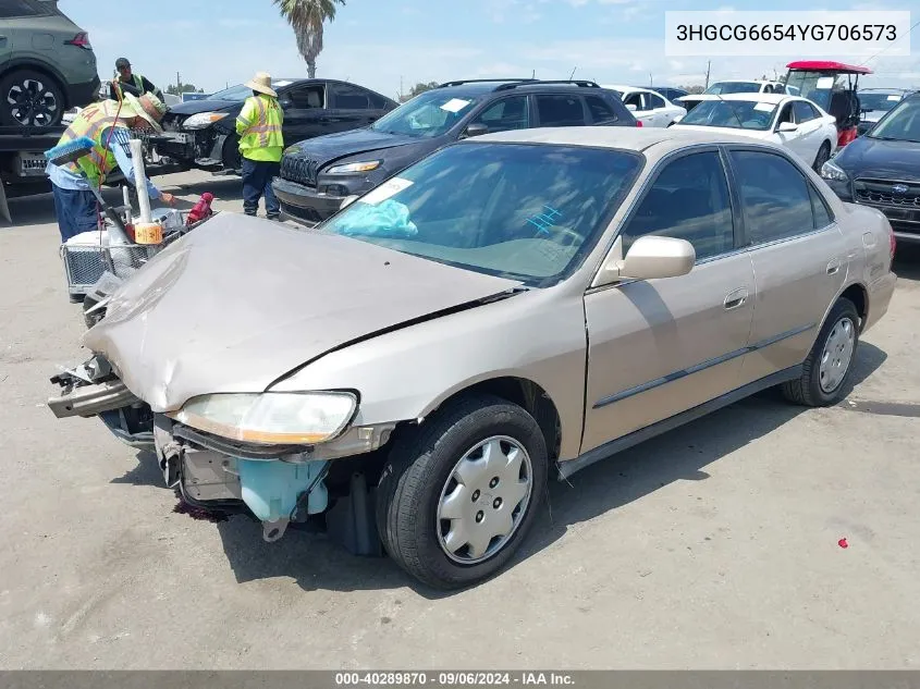 3HGCG6654YG706573 2000 Honda Accord 2.3 Lx