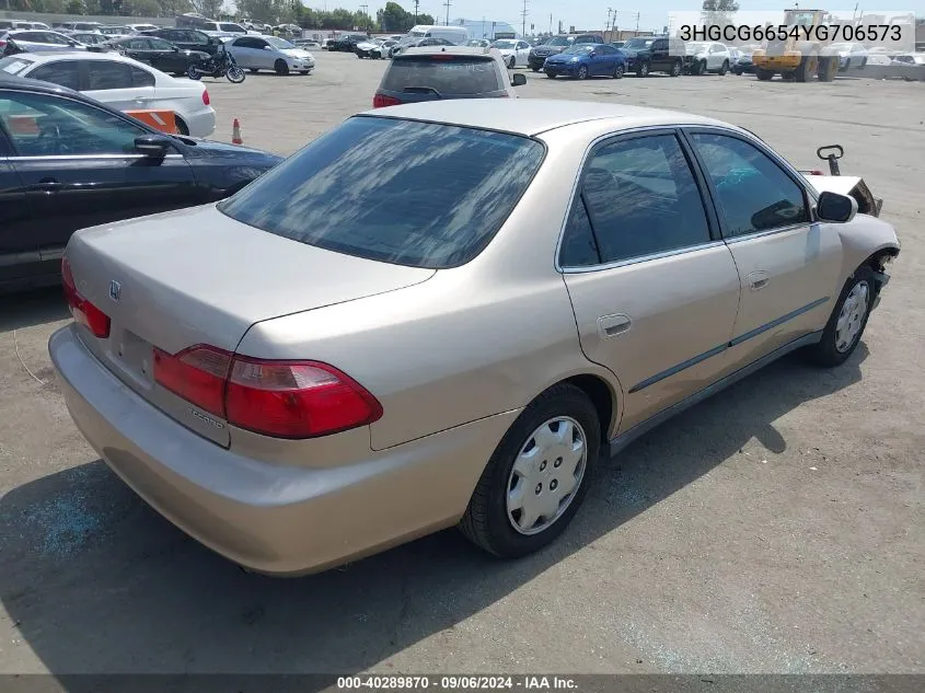 3HGCG6654YG706573 2000 Honda Accord 2.3 Lx