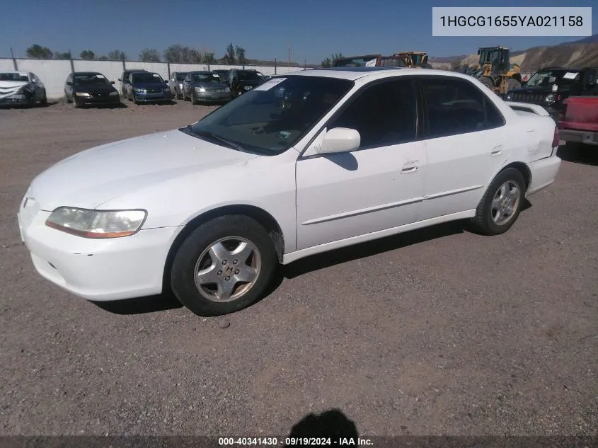 2000 Honda Accord 3.0 Ex VIN: 1HGCG1655YA021158 Lot: 40341430