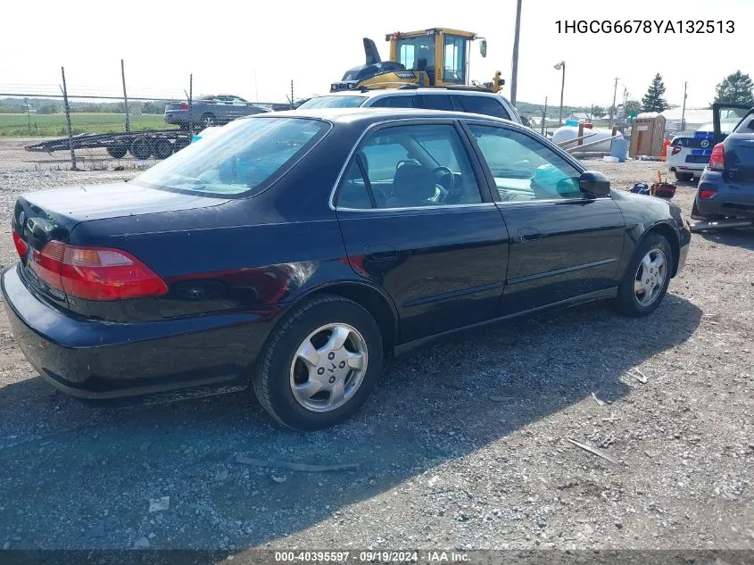 2000 Honda Accord 2.3 Ex VIN: 1HGCG6678YA132513 Lot: 40395597