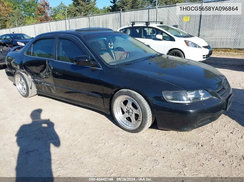 2000 Honda Accord Ex VIN: 1HGCG5658YA096864 Lot: 40442146