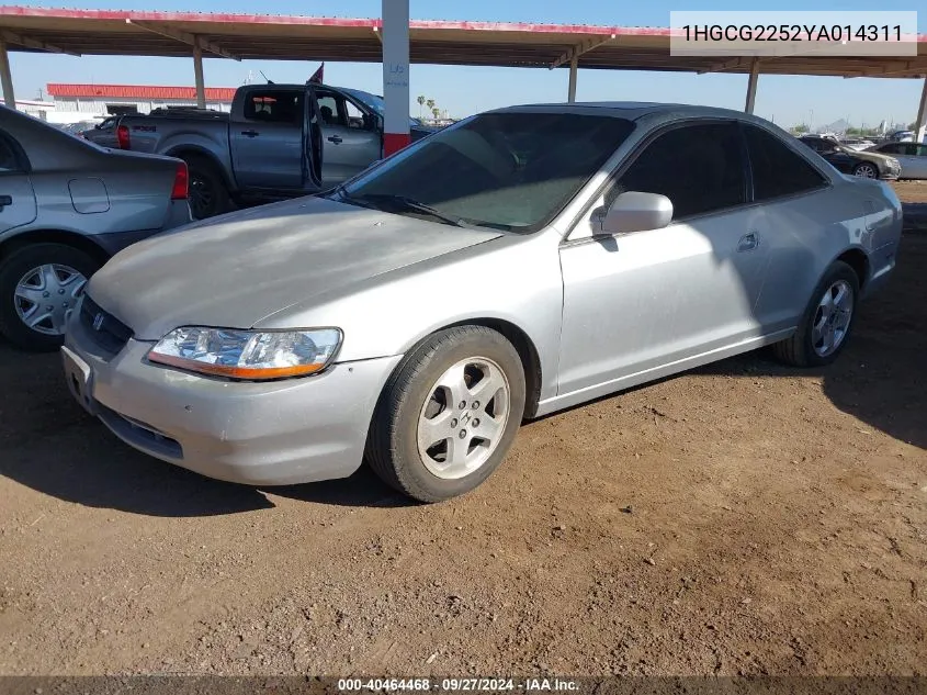 2000 Honda Accord 3.0 Ex VIN: 1HGCG2252YA014311 Lot: 40464468