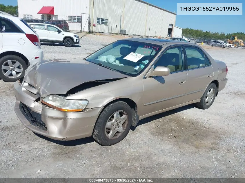 1HGCG1652YA019965 2000 Honda Accord 3.0 Ex