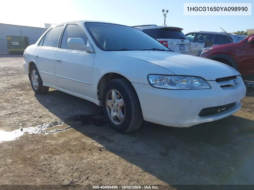 1HGCG1650YA098990 2000 Honda Accord 3.0 Ex