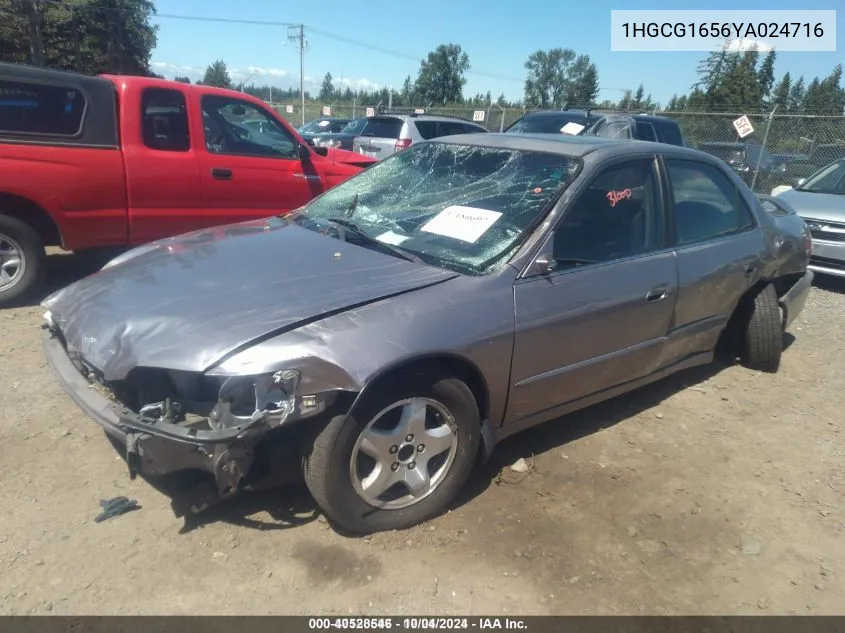 1HGCG1656YA024716 2000 Honda Accord 3.0 Ex