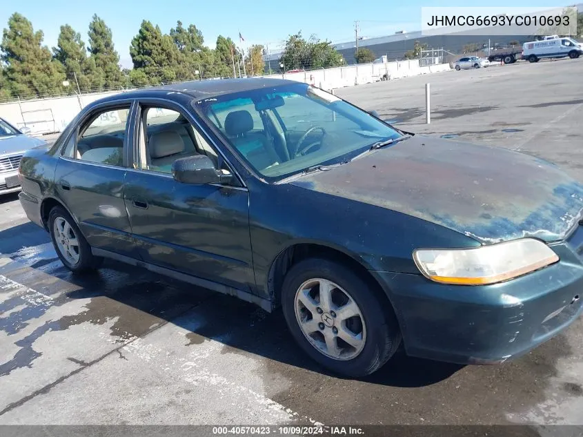 JHMCG6693YC010693 2000 Honda Accord 2.3 Se