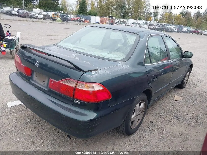 2000 Honda Accord 3.0 Ex VIN: 1HGCG1657YA093088 Lot: 40599368