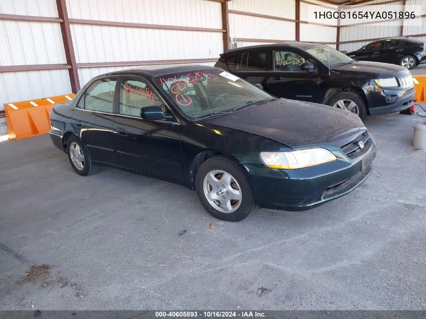 2000 Honda Accord 3.0 Ex VIN: 1HGCG1654YA051896 Lot: 40605893