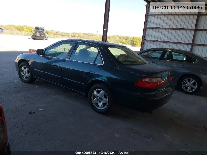 2000 Honda Accord 3.0 Ex VIN: 1HGCG1654YA051896 Lot: 40605893