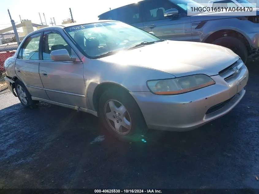 2000 Honda Accord 3.0 Ex VIN: 1HGCG1651YA044470 Lot: 40625530