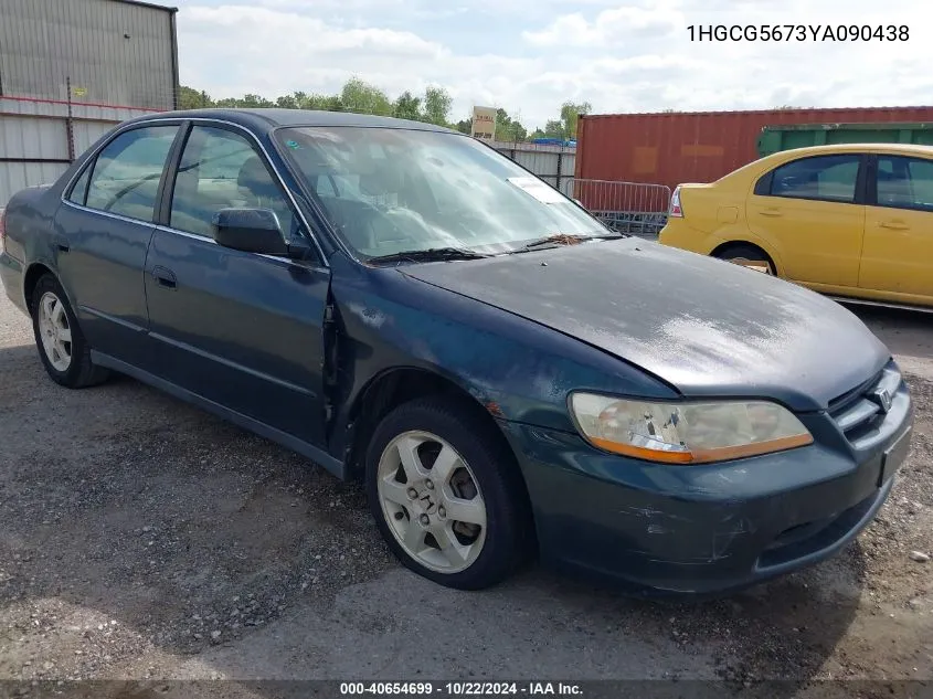 2000 Honda Accord 2.3 Se VIN: 1HGCG5673YA090438 Lot: 40654699