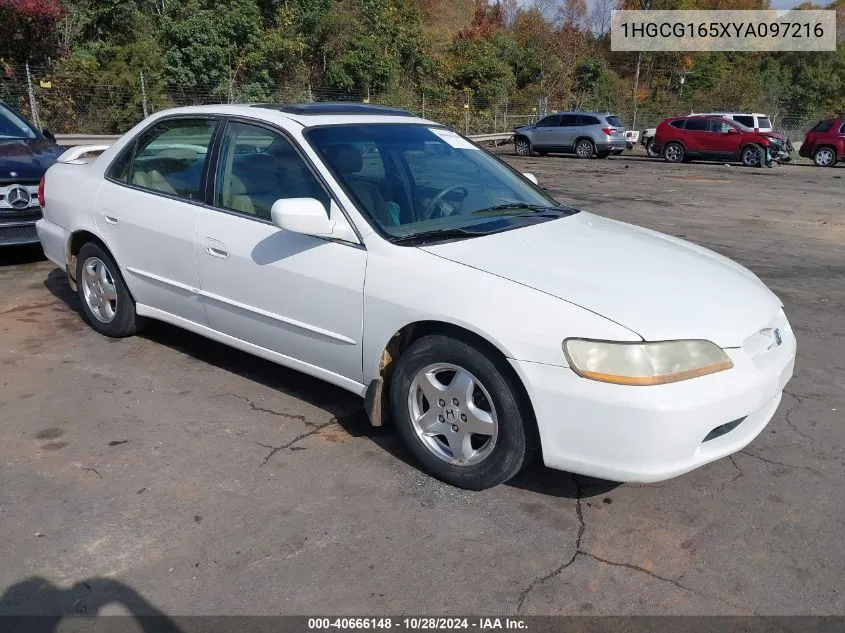 2000 Honda Accord 3.0 Ex VIN: 1HGCG165XYA097216 Lot: 40666148