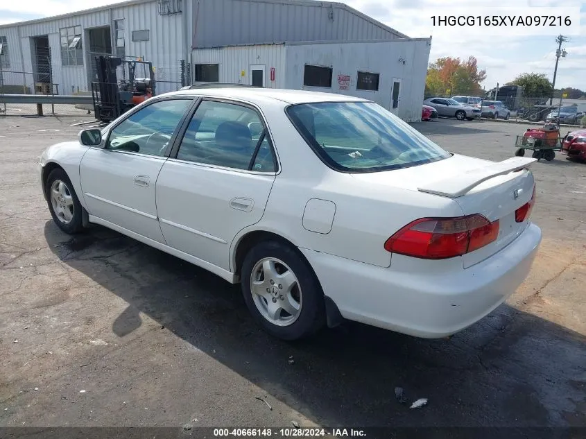 2000 Honda Accord 3.0 Ex VIN: 1HGCG165XYA097216 Lot: 40666148