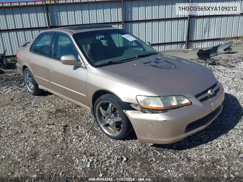 2000 Honda Accord 2.3 Ex VIN: 1HGCG565XYA109212 Lot: 40761862