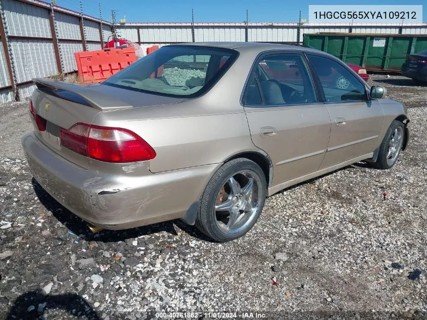 2000 Honda Accord 2.3 Ex VIN: 1HGCG565XYA109212 Lot: 40761862