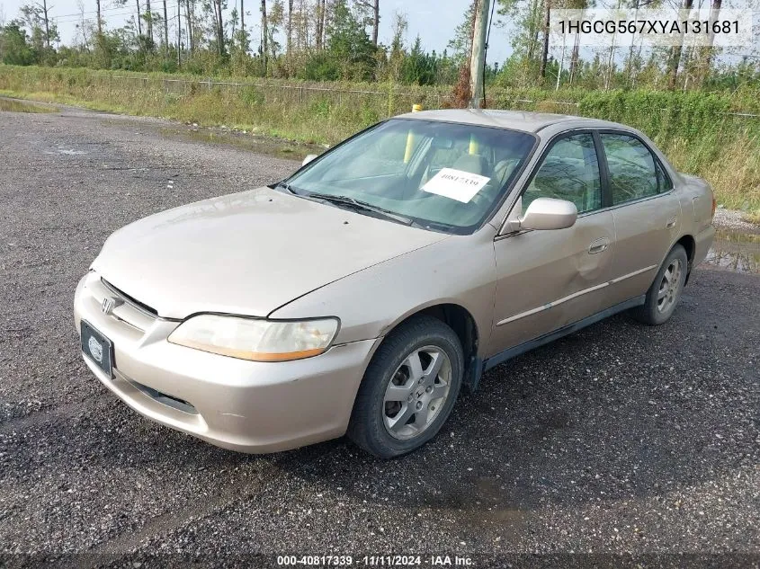 1HGCG567XYA131681 2000 Honda Accord Se