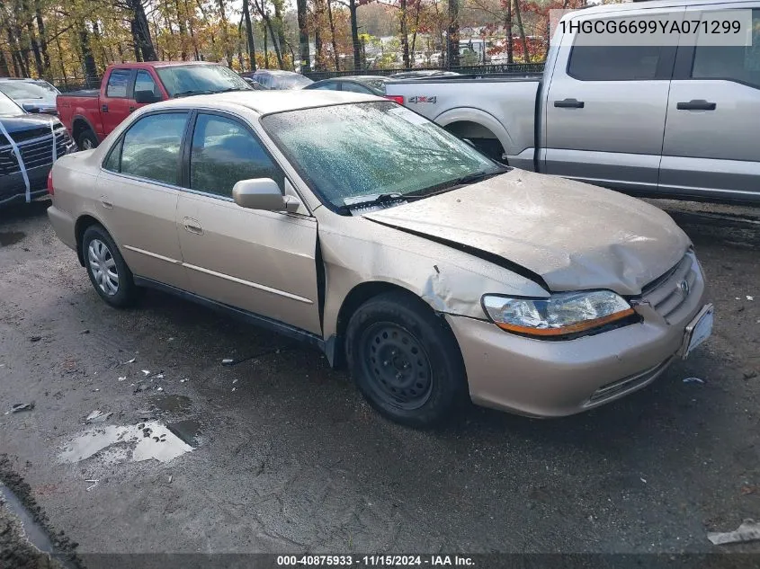 2000 Honda Accord 2.3 Se VIN: 1HGCG6699YA071299 Lot: 40875933