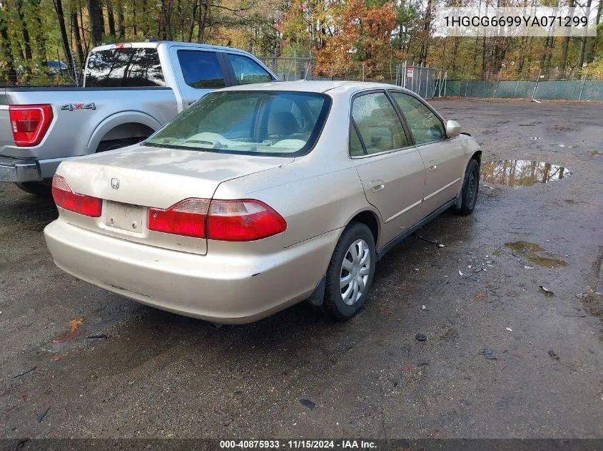 2000 Honda Accord 2.3 Se VIN: 1HGCG6699YA071299 Lot: 40875933