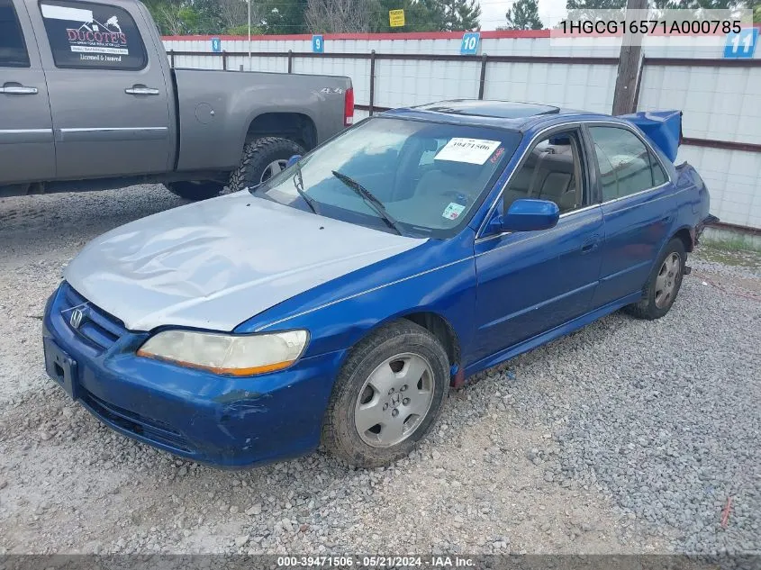 1HGCG16571A000785 2001 Honda Accord 3.0 Ex